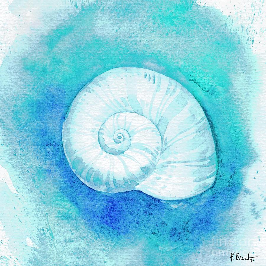 Aqueous Shells IV Painting by Paul Brent