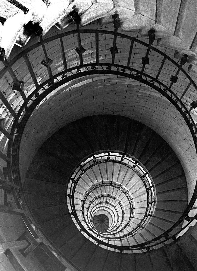 Ar-men Lighthouse In Brittany In 1959 Photograph by Keystone-france