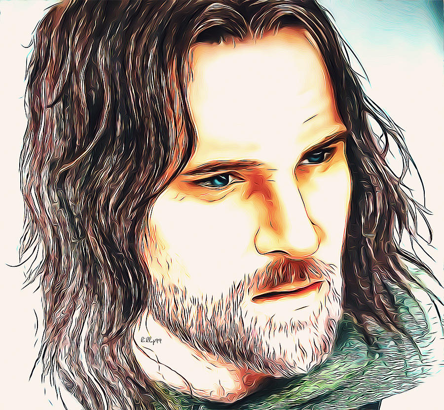 Aragorn portrait Digital Art by Nenad Vasic