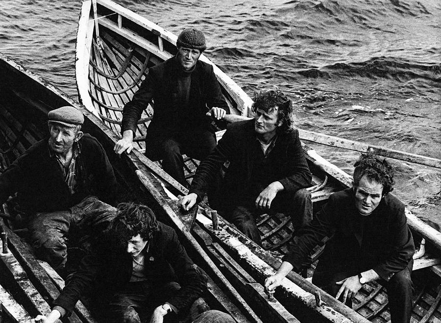 Boat Photograph - Aran Islands Fishermen by Jonathan Eden-drummond