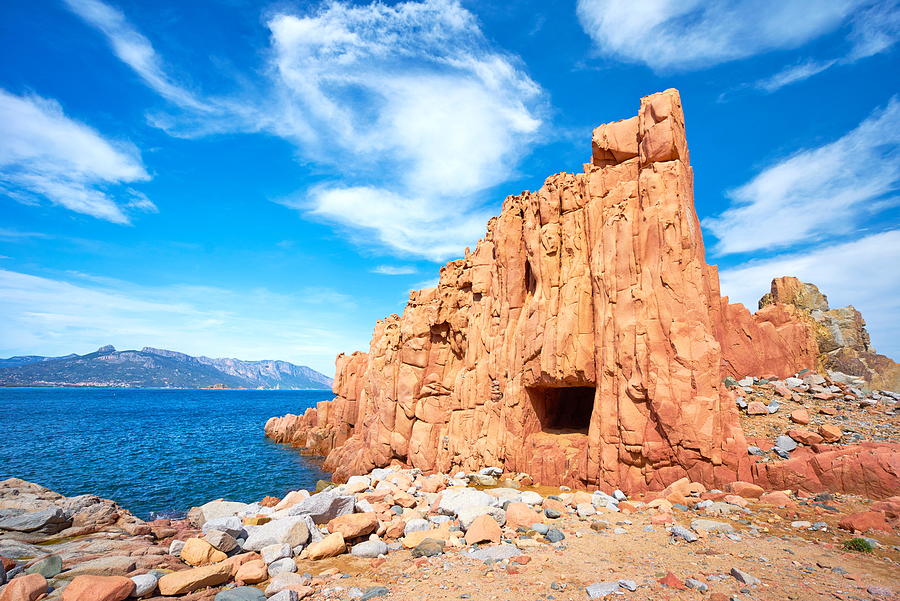 Arbatax, Red Rocks, Golfo Di Orosei Photograph by Jan Wlodarczyk - Fine ...