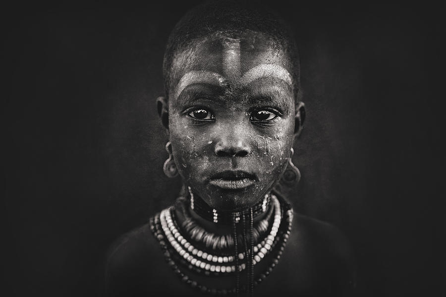 Ethiopia Photograph - Arbore Tribe Girl by Svetlin Yosifov