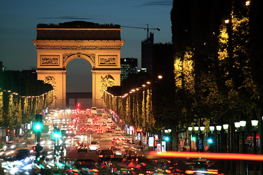 Arc De Triomphe And Champs-elysees Photograph by Bruce Yuanyue Bi