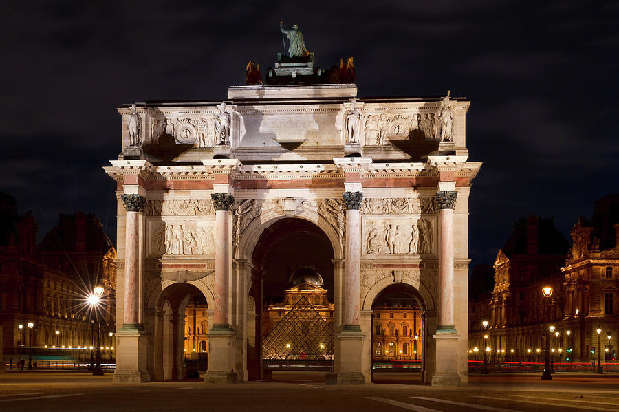 Architecture Photograph - Arc De Triomphe Du Carrousel by Michael Blanchette Photography