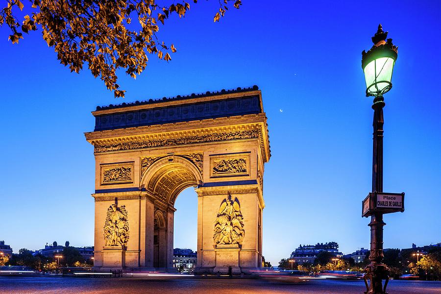 Arc De Triomphe In Paris Digital Art by Alessandro Saffo
