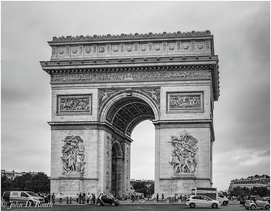 Arc de Triomphe Photograph by John Roach