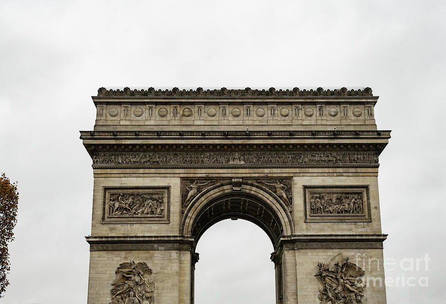 Arc De Triomphe Paris France Photograph