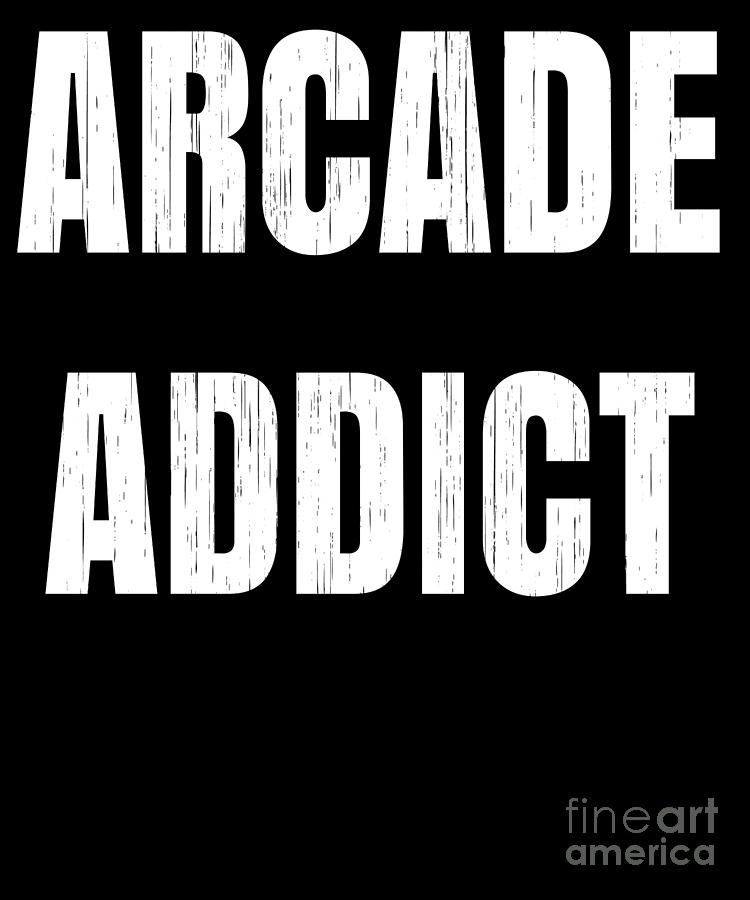 Vintage Digital Art - Arcade Machine Gift for Gamers and Lovers of Pinball Machines Arcade Games and Amusement Halls by Martin Hicks