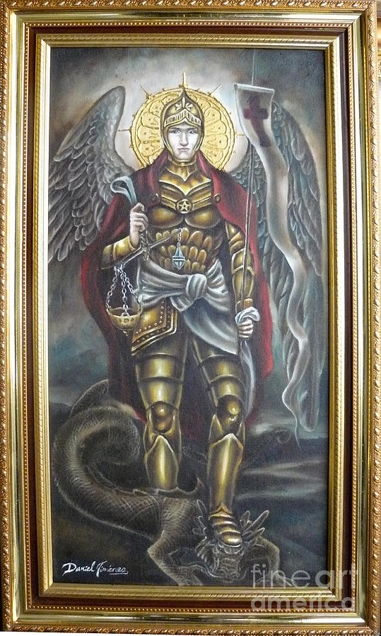 Arcangel Miguel Painting By Daniel Jimenez