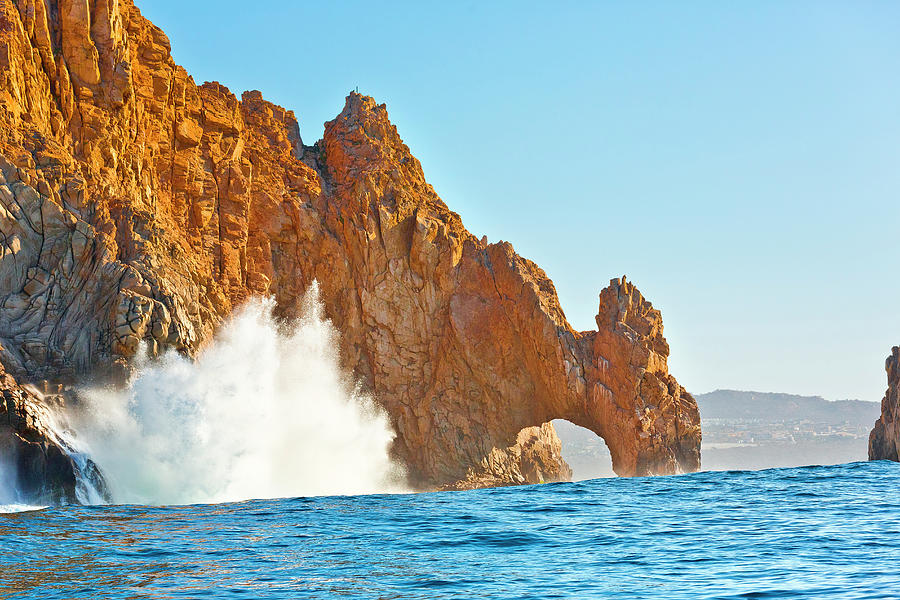 Arch & Waves, Cabo San Lucas, Mexico Digital Art by Pietro Canali