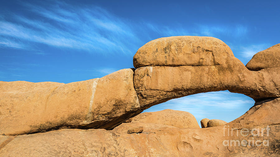 Arch at Spitzkoppe, Namibia Photograph by Lyl Dil Creations