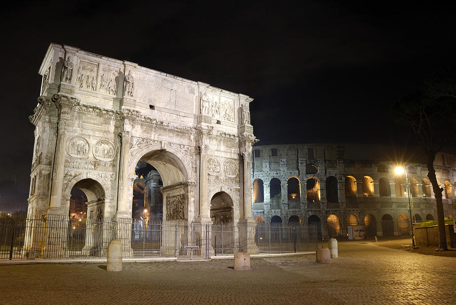 Arch of Constantine in Rome Photograph by Marco Mariani - Fine Art America