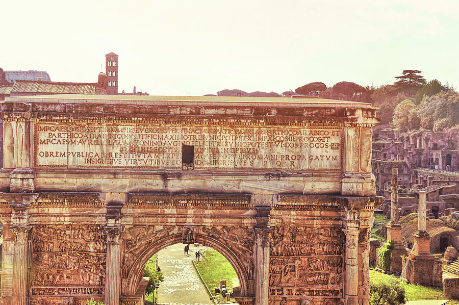 Arch Of Septimus Severus Photograph by JAMART Photography