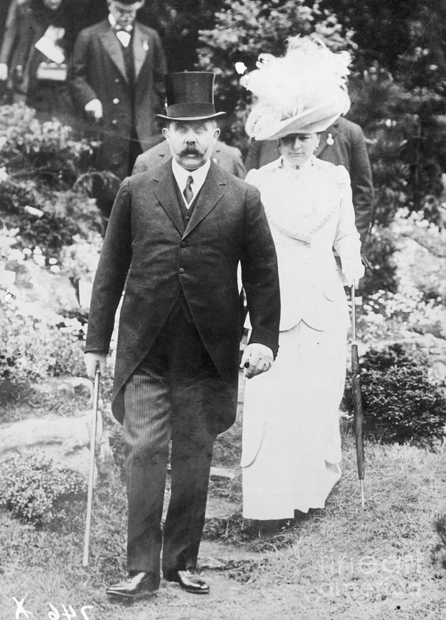 Archduke Francis Ferdinand With His Wife Photograph by Bettmann