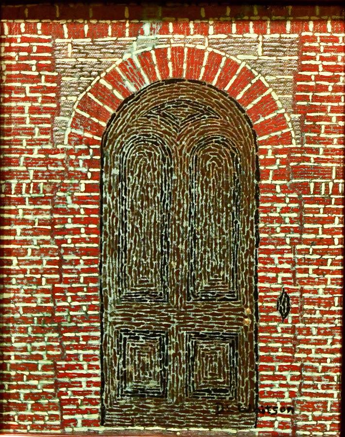 Arched Door Painting by DLWhitson