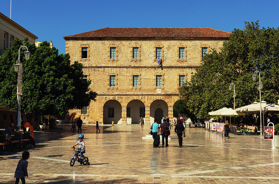 Archeological museum of Nafplio on the Syntagma Square in the tourist ...