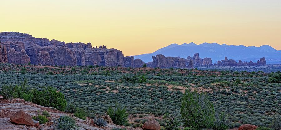 Arches National Park at Sunrise Photograph by Kyle Lee