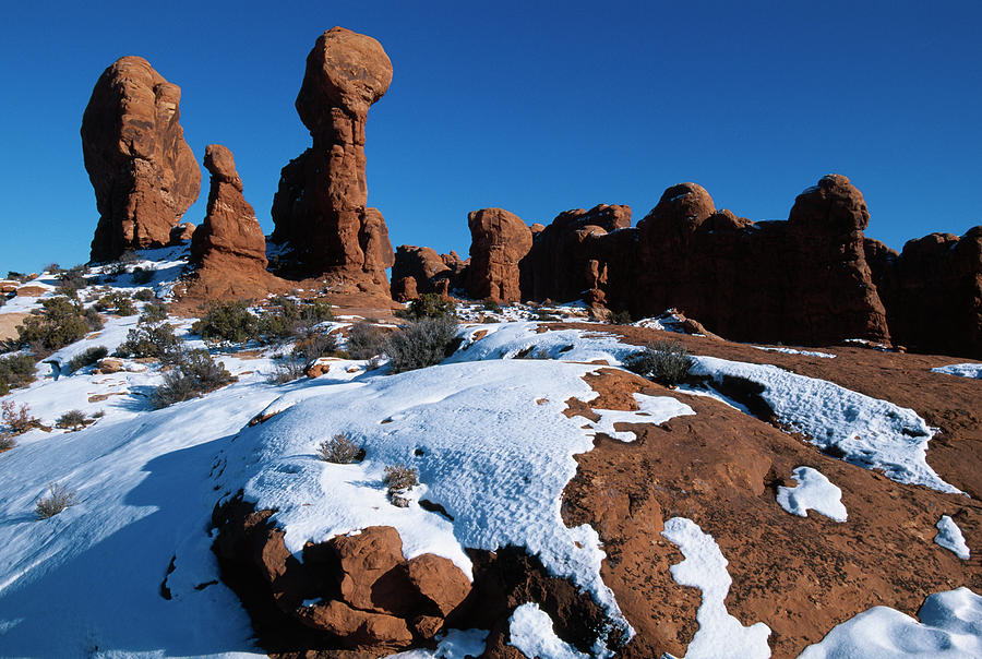 Arches National Park  Garden Of Eden Photograph by Nhpa