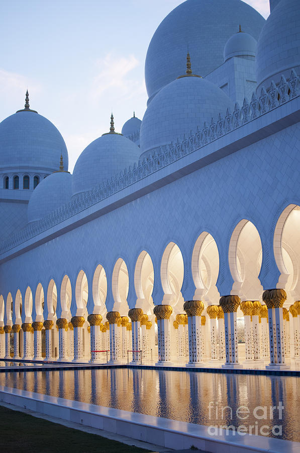 Allah Photograph - Arches Of Grand Mosque Of Abu Dhabi by Ahmad A Atwah Allah Photograph - Arches Of Grand Mosque Of Abu Dhabi by Ahmad A Atwah