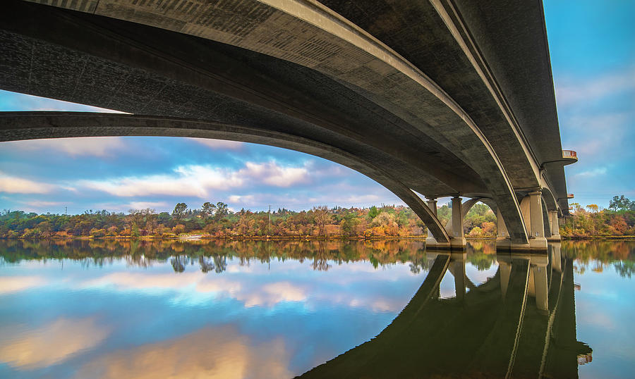 Arch Photograph - Arches of Lake Natoma by Jonathan Hansen Arch Photograph - Arches of Lake Natoma by Jonathan Hansen