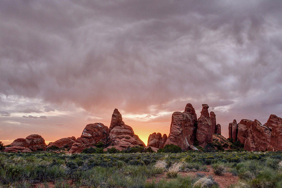 Arches Sunset Photograph by Jim Figgins | Fine Art America