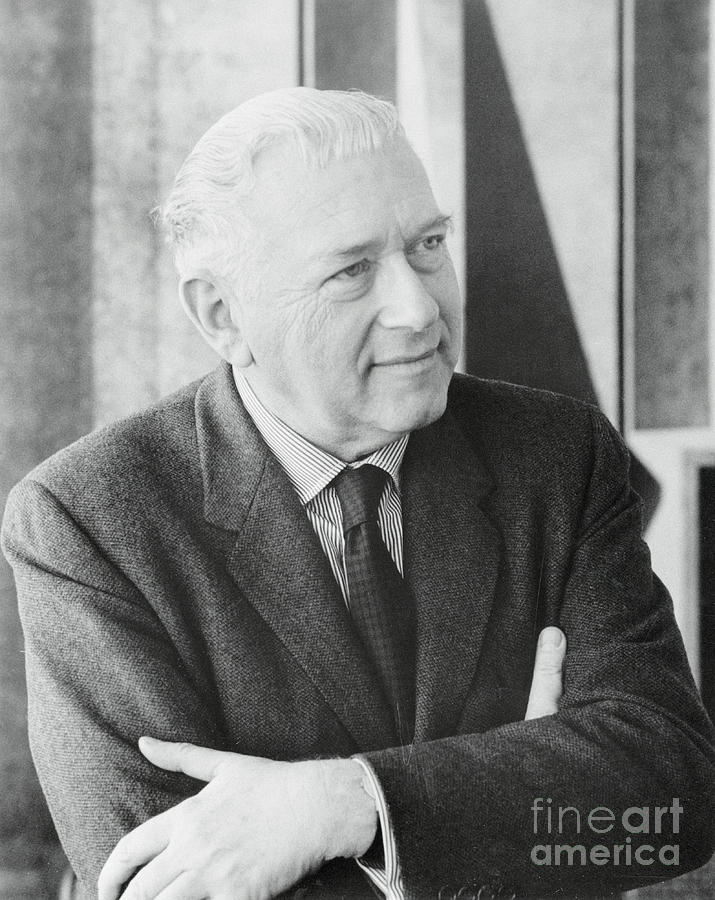 Architect Marcel Breuer Posing Photograph by Bettmann Architect Marcel Breuer Posing Photograph by Bettmann