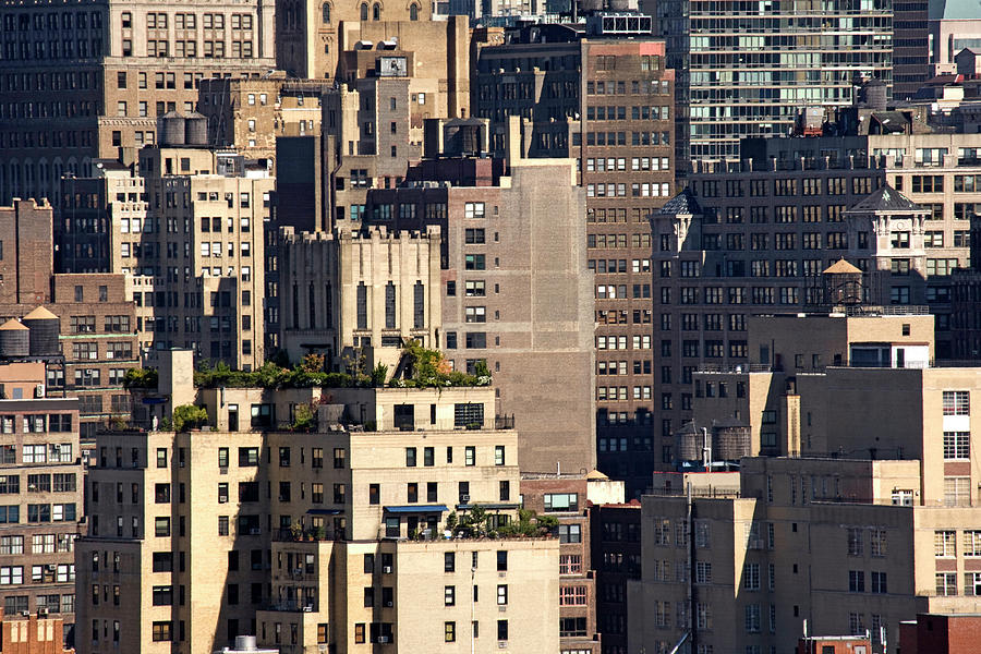 Architectural Abstract Of New York Photograph by James Burns