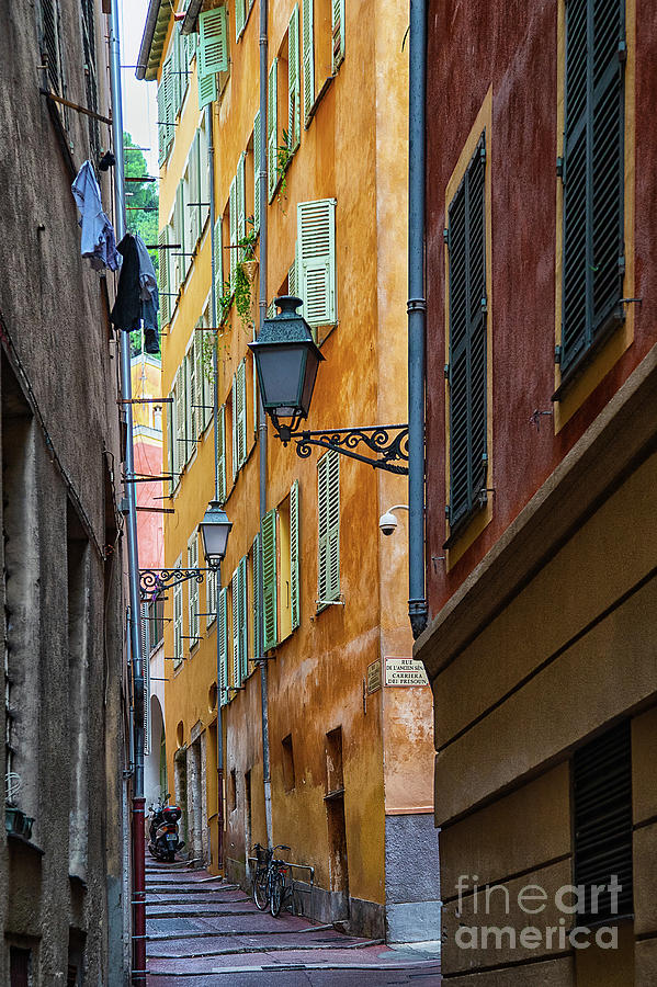 Architectural Charm of Vieux Nice Old Nice France  Photograph by Wayne Moran