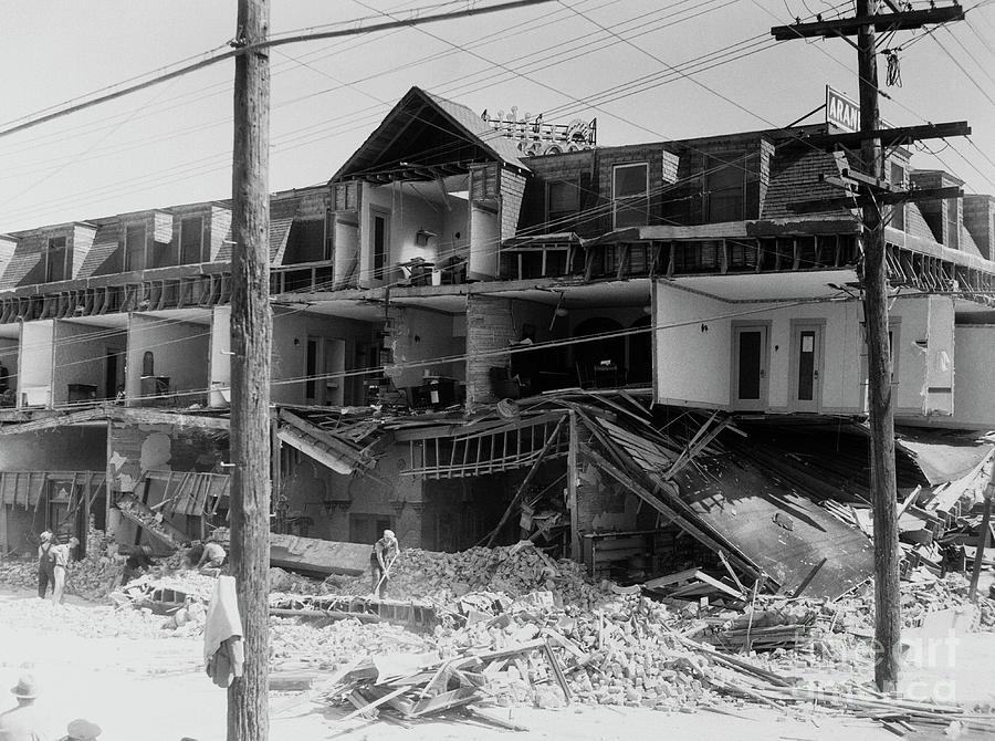 Architectural Debris From Earthquake Photograph by Bettmann