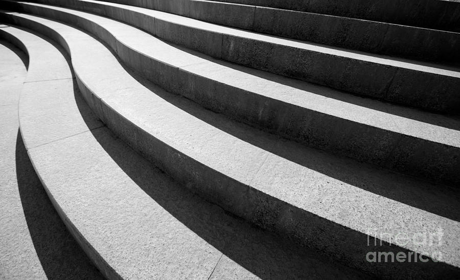 Concrete Photograph - Architectural Design Of Stairs by 4max Concrete Photograph - Architectural Design Of Stairs by 4max