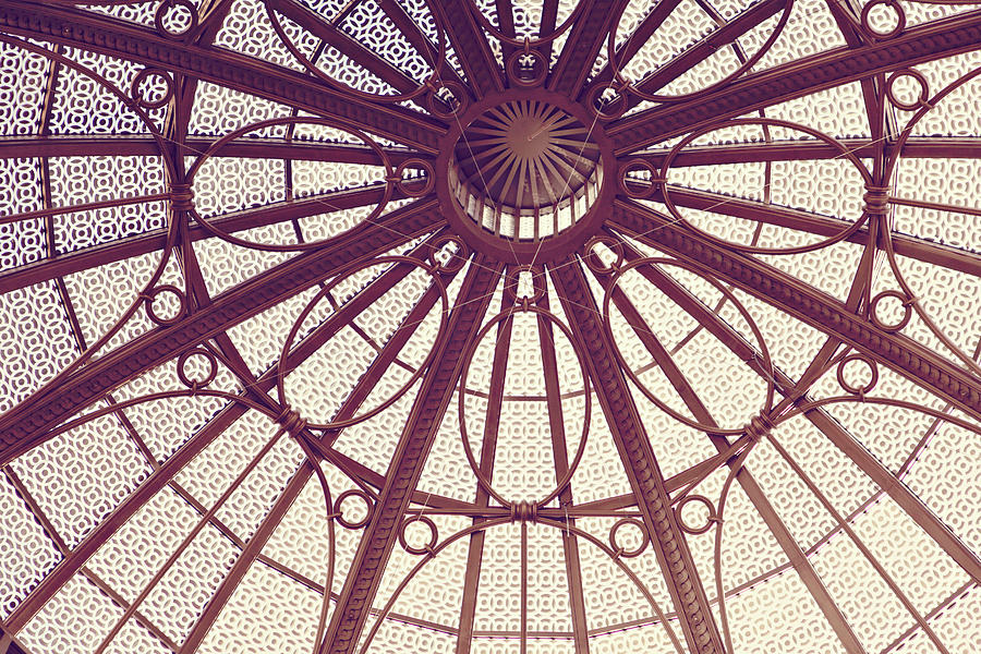 Architectural Detail Of Circular Glass Photograph by Ciao Bella Photography