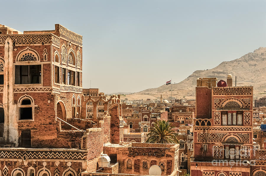 Old Photograph - Architecture In Yemen by Mohannad Khatib Old Photograph - Architecture In Yemen by Mohannad Khatib