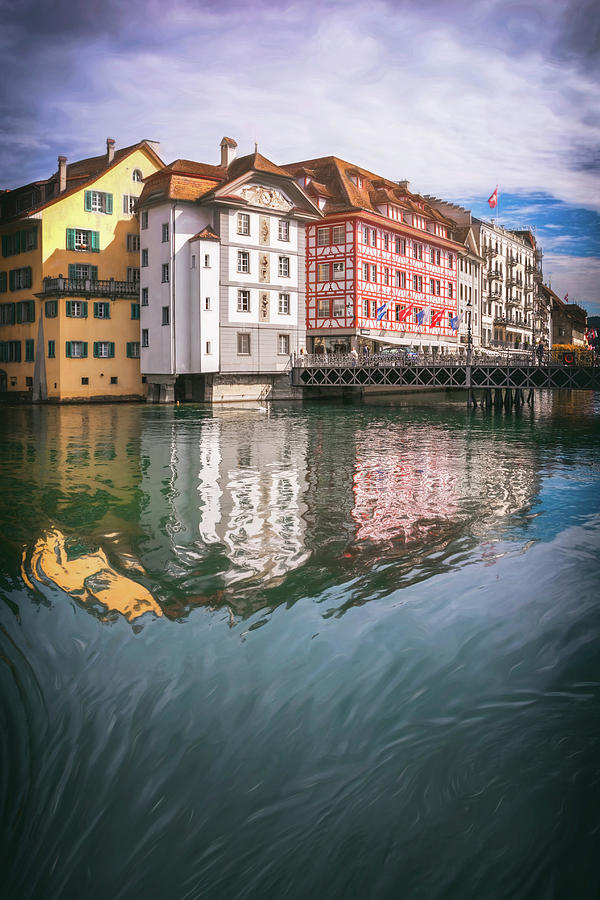 Architecture of Old Lucerne Switzerland  Photograph by Carol Japp