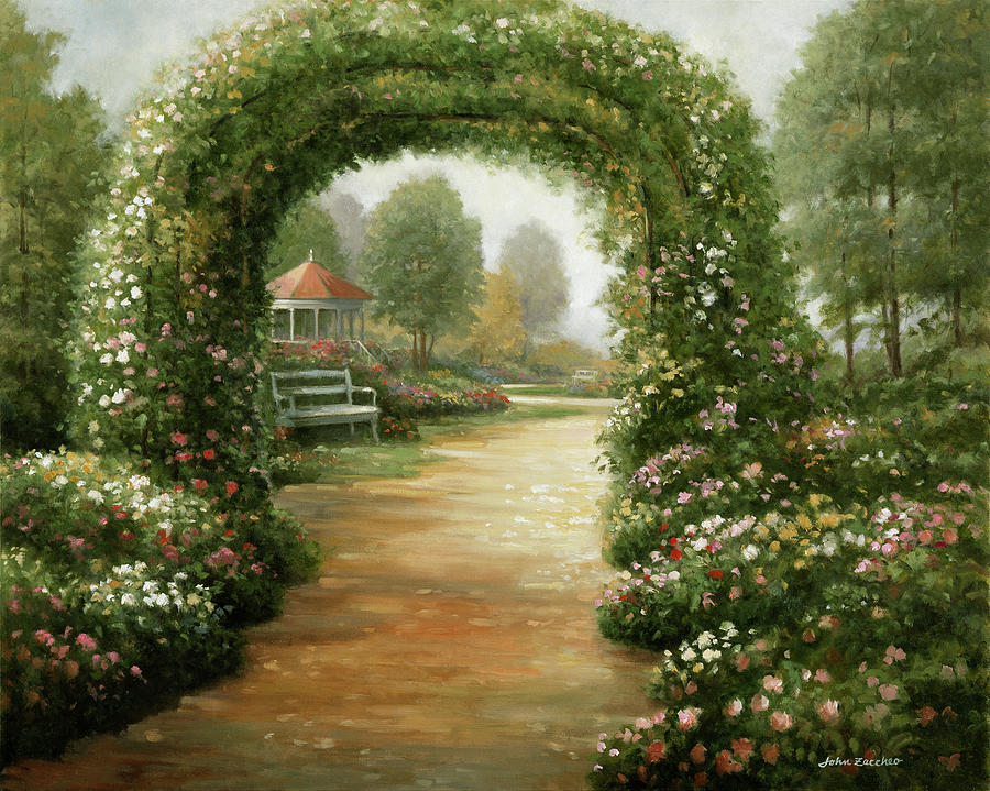 Archway Painting by John Zaccheo