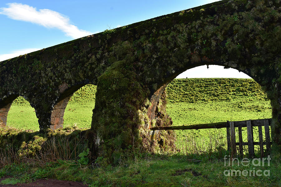 Archways in an Aqueduct in the Countryside of Azores Photograph by ...