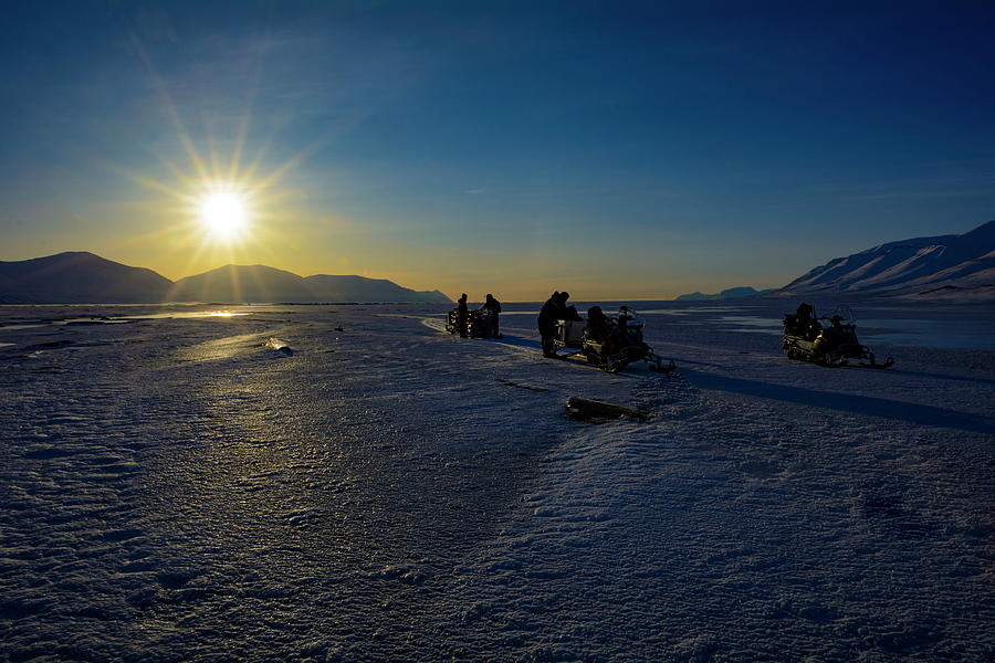 Exploration Photograph - Arctic Snowmobile Expedition by Arctic FineArt