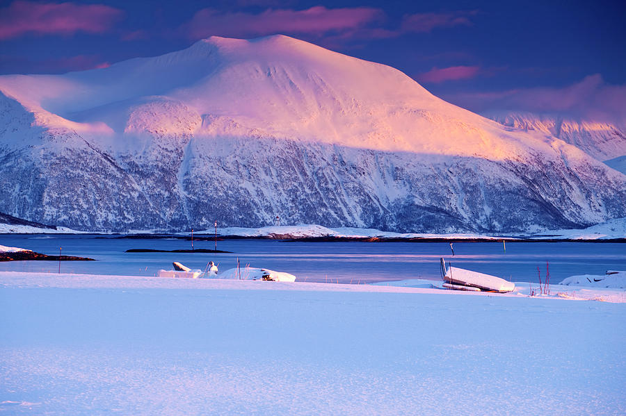 Arctic Sunset, Sommarøya Photograph by Antonyspencer