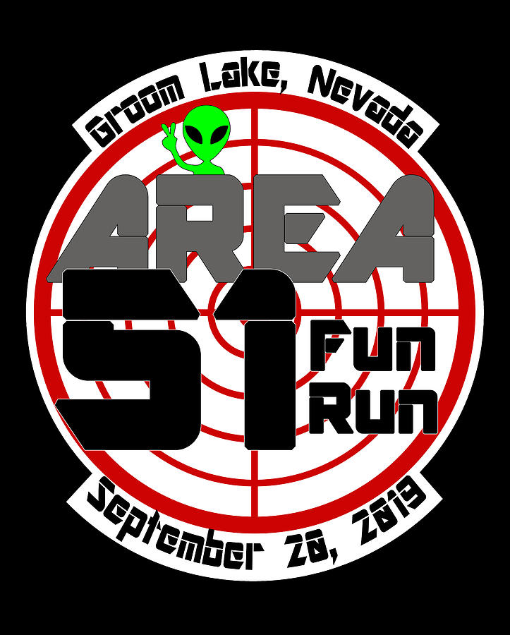 Area 51 Fun Run Digital Art by Ricky Barnard