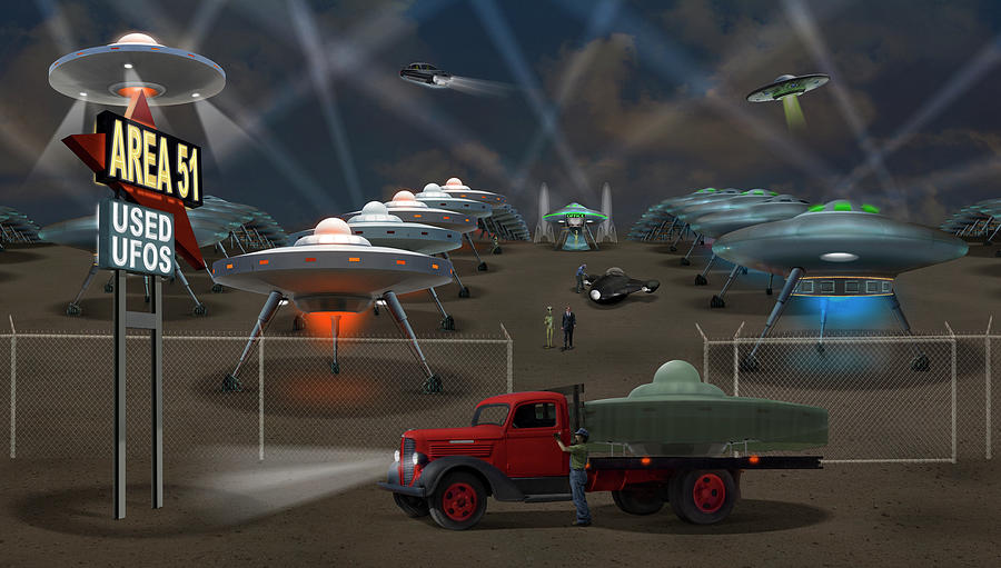 Area 51 Used U F O s H D by Mike McGlothlen Area 51 Used U F O s H D by Mike McGlothlen