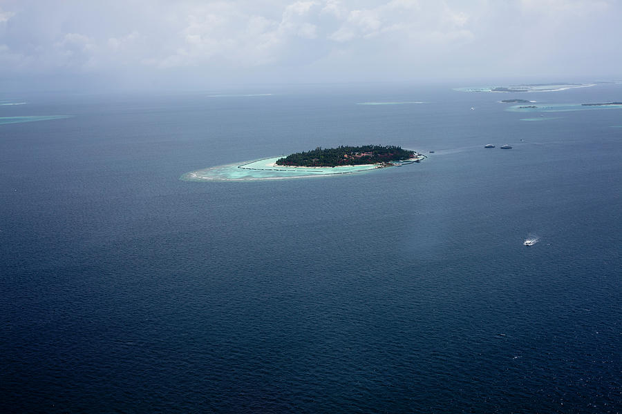 Areal Maldives Photograph by Tagliatella Style