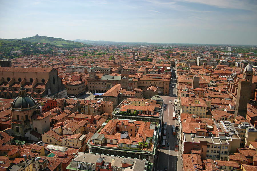 Areal View Of Bologna Photograph by Bremecr