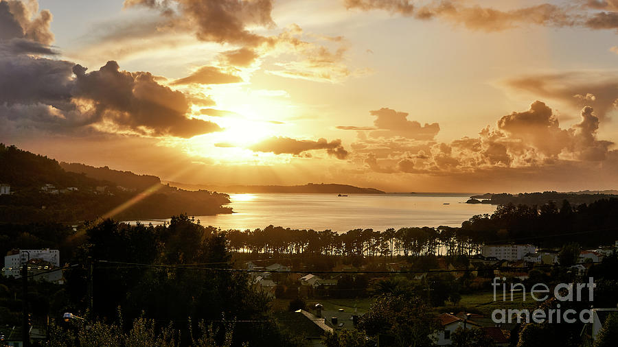 Ares Estuary Sunset Rias Altas Galicia Photograph by Pablo Avanzini