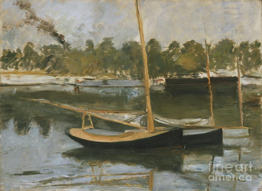 Argenteuil, Boat Study, 1874 Drawing by Heritage Images