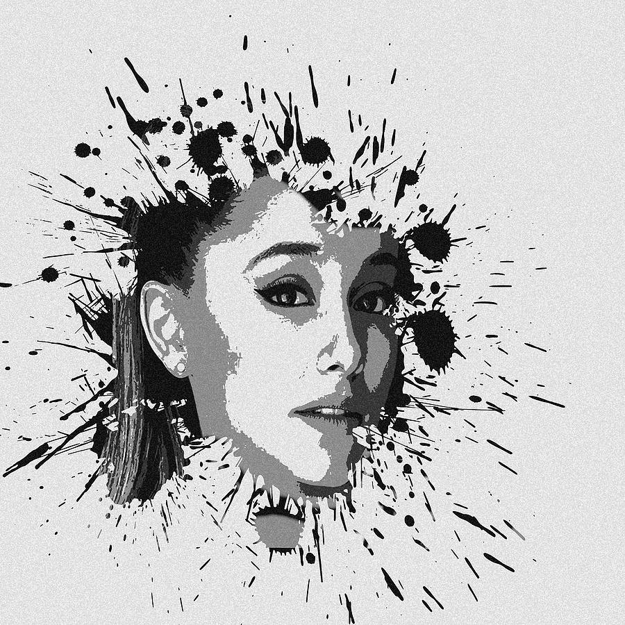 Ariana Grande 003 Digital Art By Octavia Diodenyta