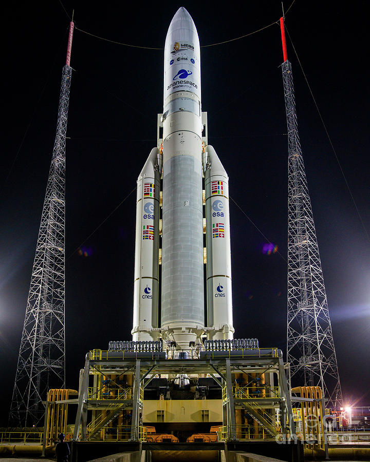 Ariane 5 Rocket With James Webb Space Telescope Photograph by Nasa/chris Gunn/science Photo Library