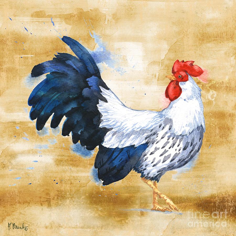 Arianna Rooster IV Painting by Paul Brent - Fine Art America