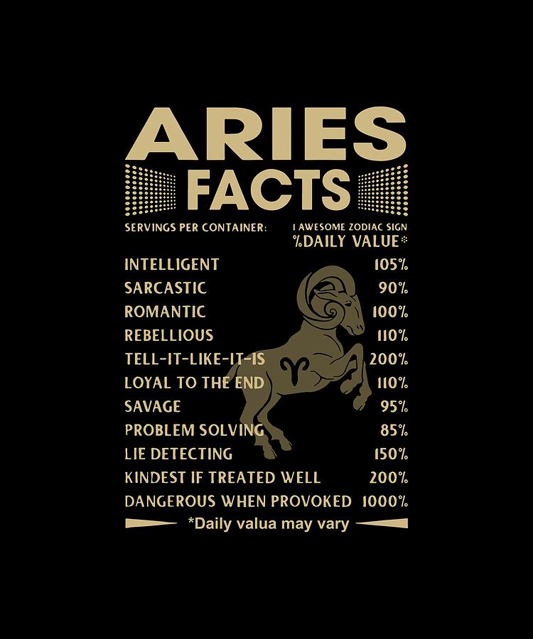 Aries Facts Intelligent Sarcastic Romantic Rebellious Tell It Take It ...