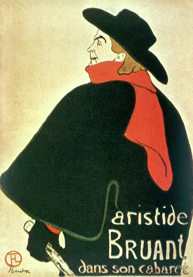 Aristide Bruant Dans Son Cabaret  -  1893 - San Diego Museum Of Art Painting