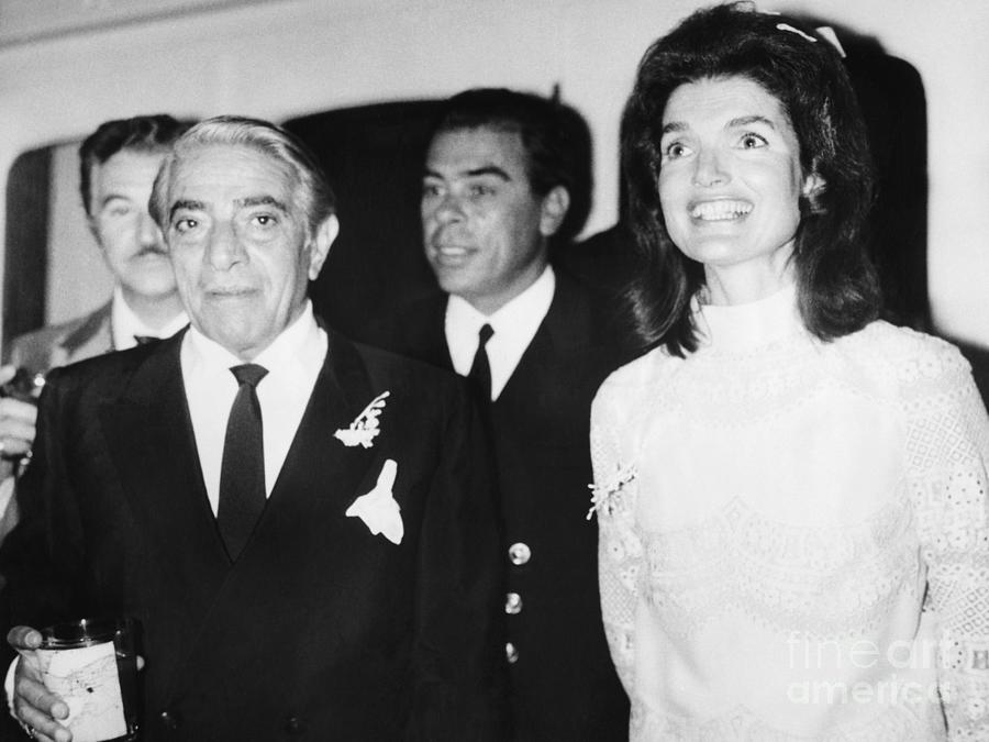 Aristotle And Jacqueline Kennedy Onassis Photograph by Bettmann