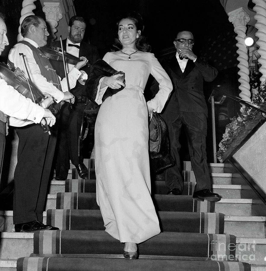 Aristotle Onassis And Maria Callas Photograph by Bettmann